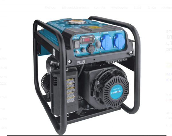 03. Elektrocentrála invertorová s IGBT zváračkou – HERON 5,5 kw
