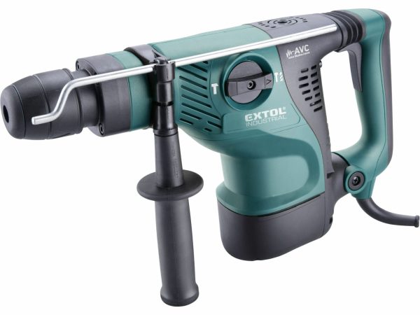02. Kladivo vŕtacie a sekacie, SDS-max, príkon 1350W, EXTOL INDUSTRIAL